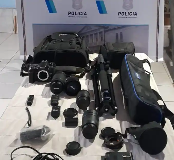Recuperaron elementos que habían sido robados en noviembre del 2020