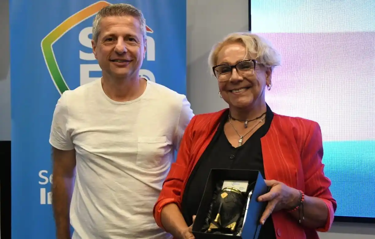 Damián Bernarte e Ivanna Aguilera