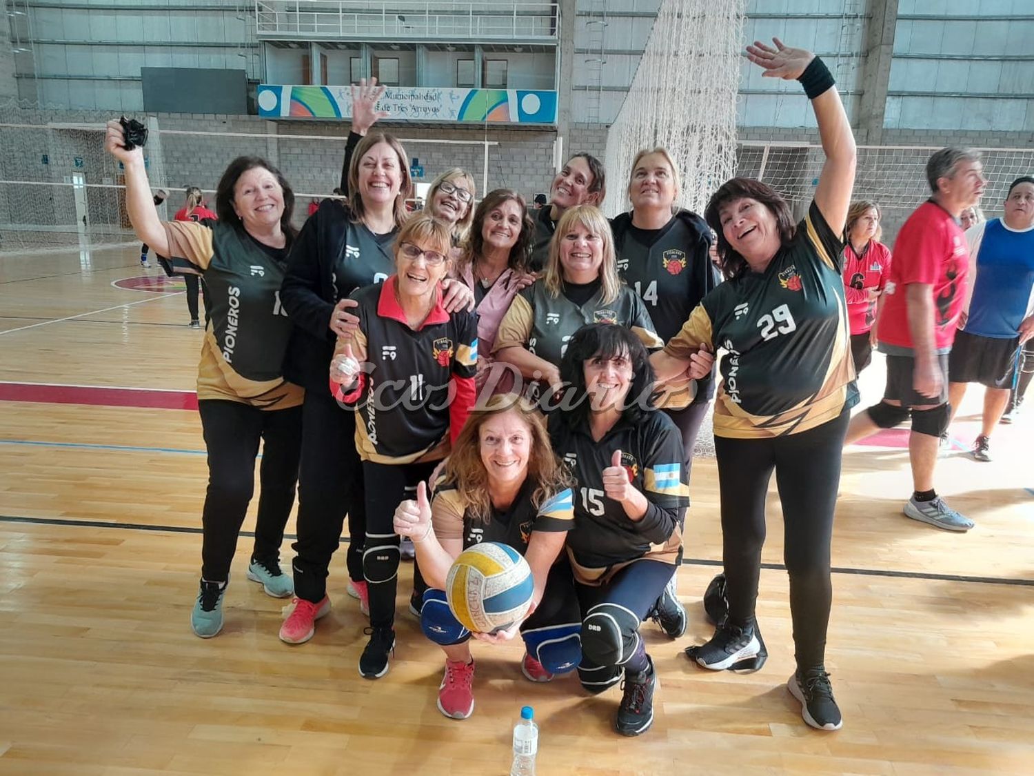 El equipo femenino de Pioneros Necochea Quequén