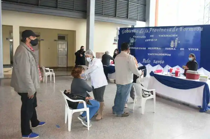 Masiva concurrencia en jornada de vacunación en una extensa franja poblacional del interior
