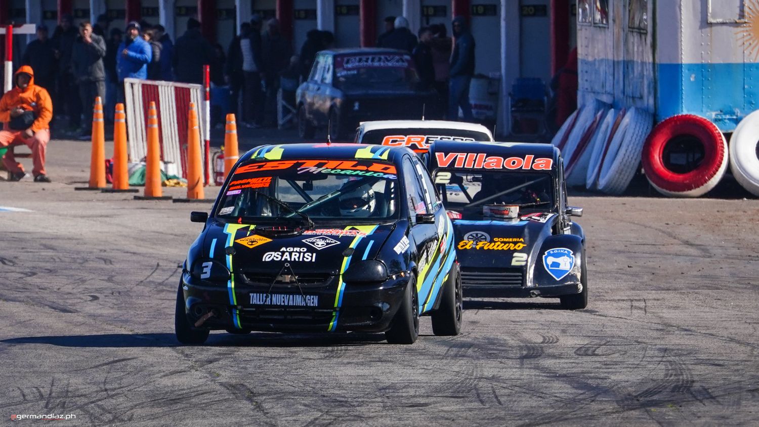 Brian Hernandez junto a Santiago Lantella ganaron la carrera especial de la Promocional del Atlántico. (Foto: Germán Díaz)
