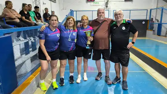 Azul, con tandilenses, llegó al subcampeonato en bochas