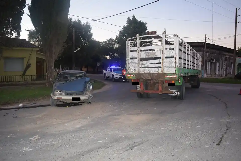 Chocaron en la intersección de Vivanco y Feliciano