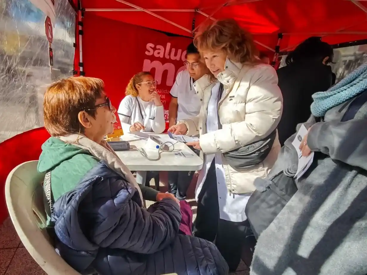 El dispositivo de "Salud en tu barrio" CEB Divino Niño Comunidad del Sur. Foto: Prensa MGP