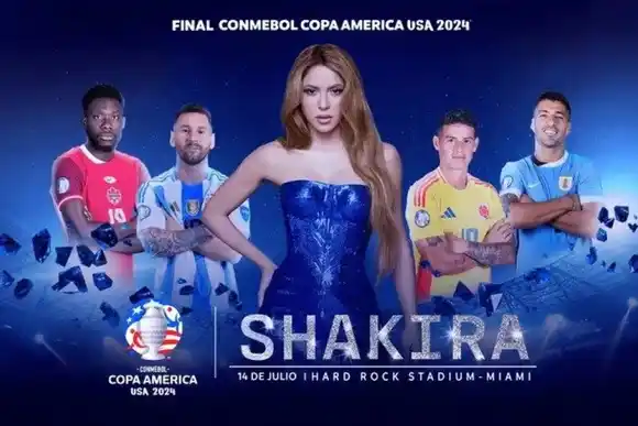 Shakira cantará en el entretiempo de la final de la Copa América