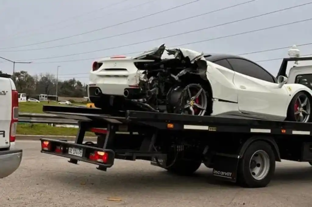 Ala altura de la localidad bonaerense de Del Viso.