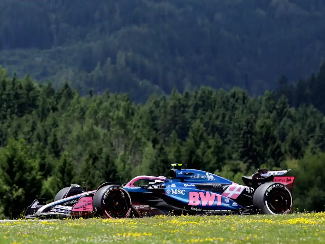 Colapinto giró en la PL1 sobre el circuito de Spielberg, en Austria .Foto: Reuters