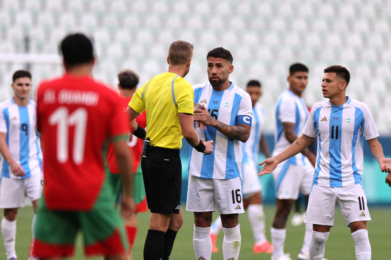 Argentina-Marruecos: qué pasó al final del debut olímpico y qué dijo la Selección