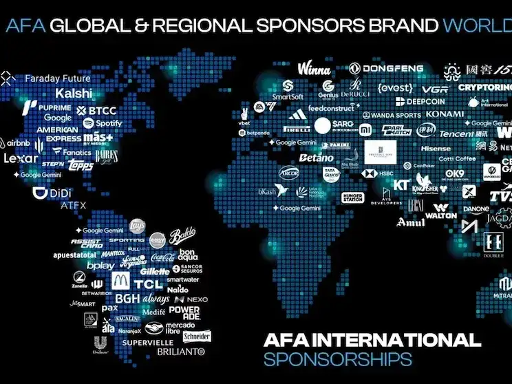 mapa expansión comercial global de la AFA