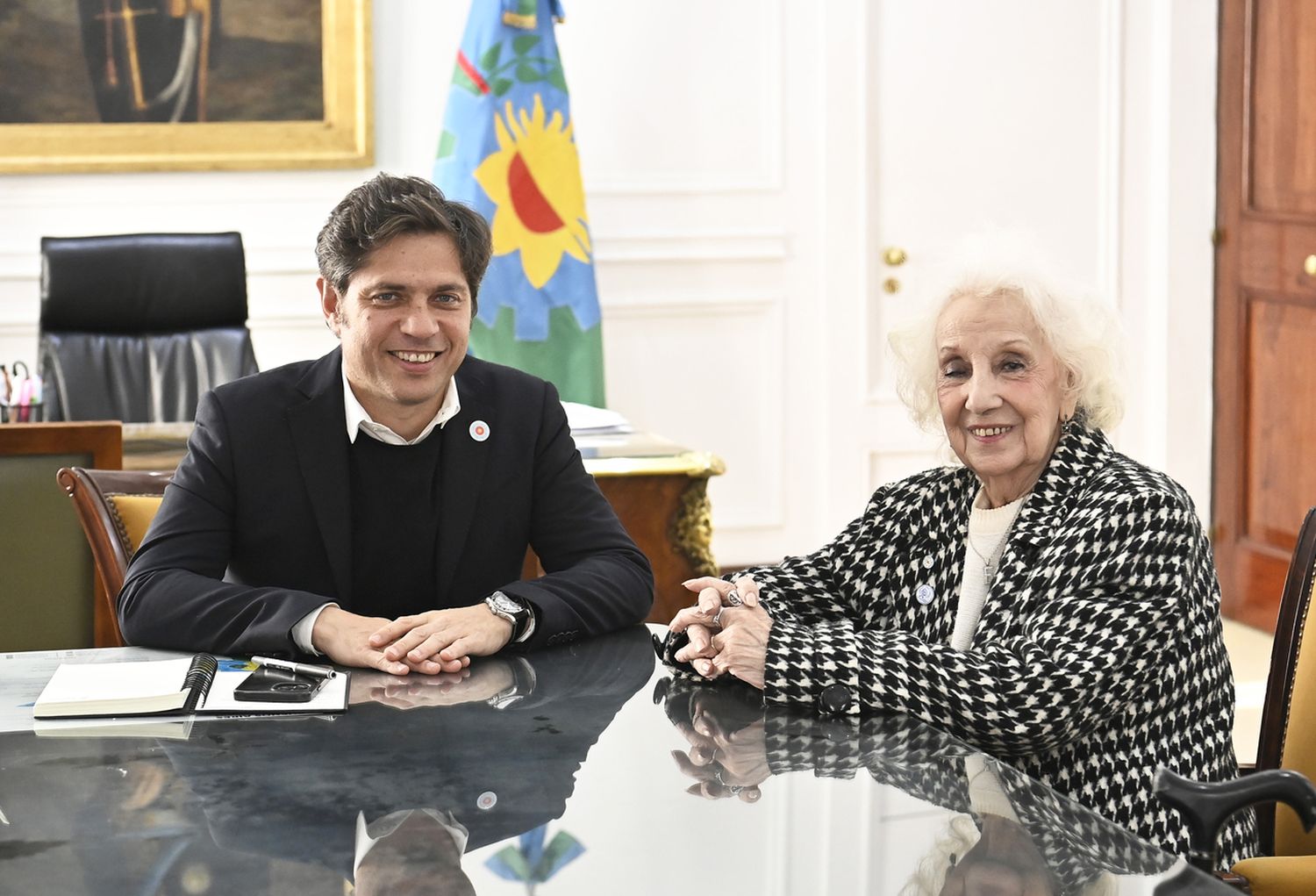 Axel Kicillof y Estela de Carlotto