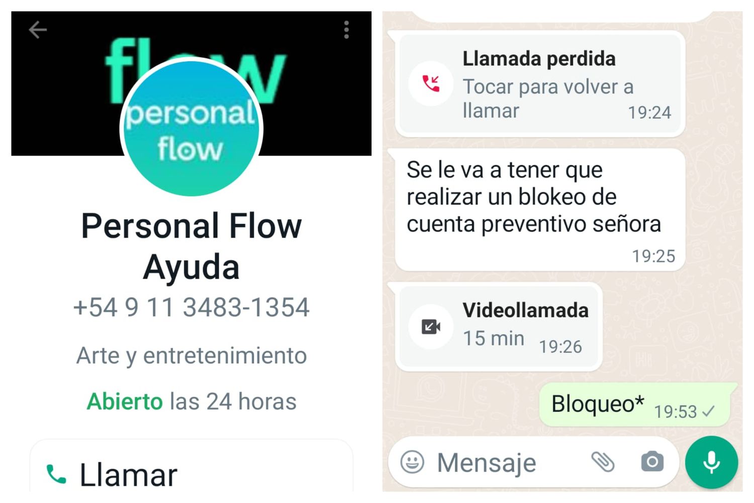 Alerta jubilados: se hicieron pasar por Personal Flow y le vaciaron la cuenta