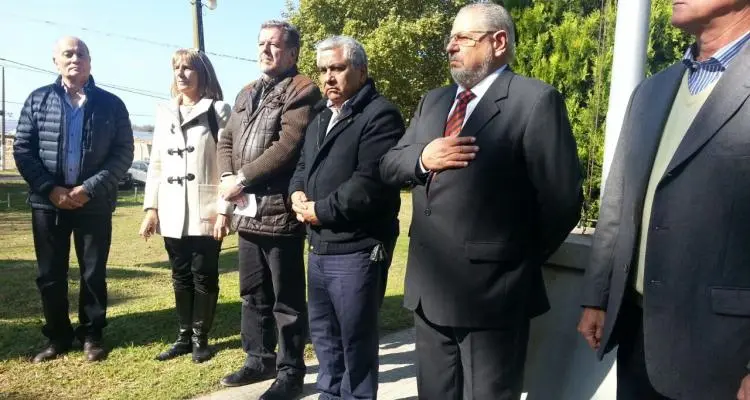 Frangi destacó la labor de los trabajadores del consorcio del puerto y les pidió que lo “acompañen” para continuar progresando