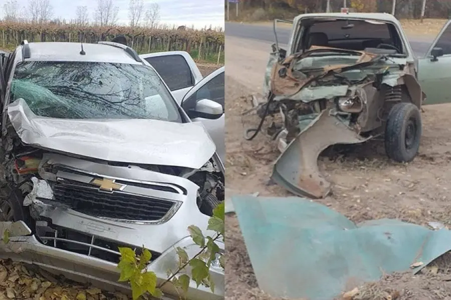 Un bebé de 10 meses murió tras un choque frontal: viajaba en los brazos de su madre
