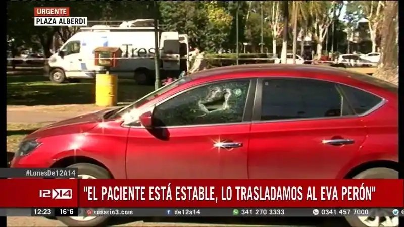 Violento intento de salidera bancaria en Rosario