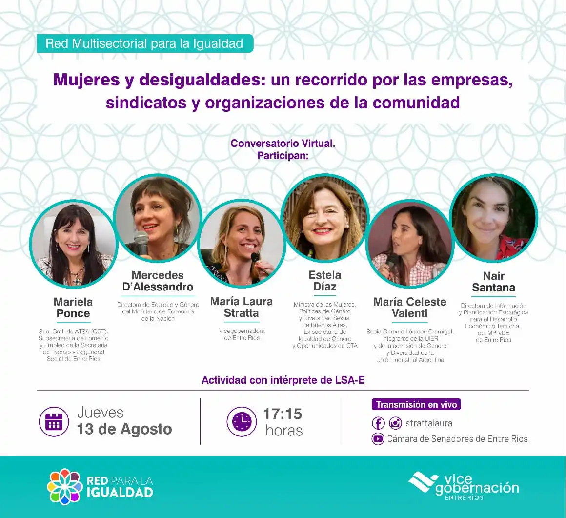 Vicegobernación lanza la Red Multisectorial para la Igualdad