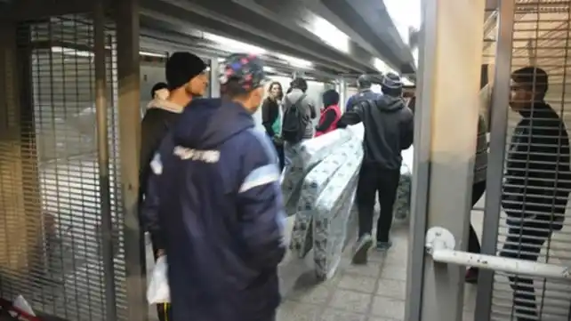 Personas en situación de calle fueron alojadas en el Estadio Municipal