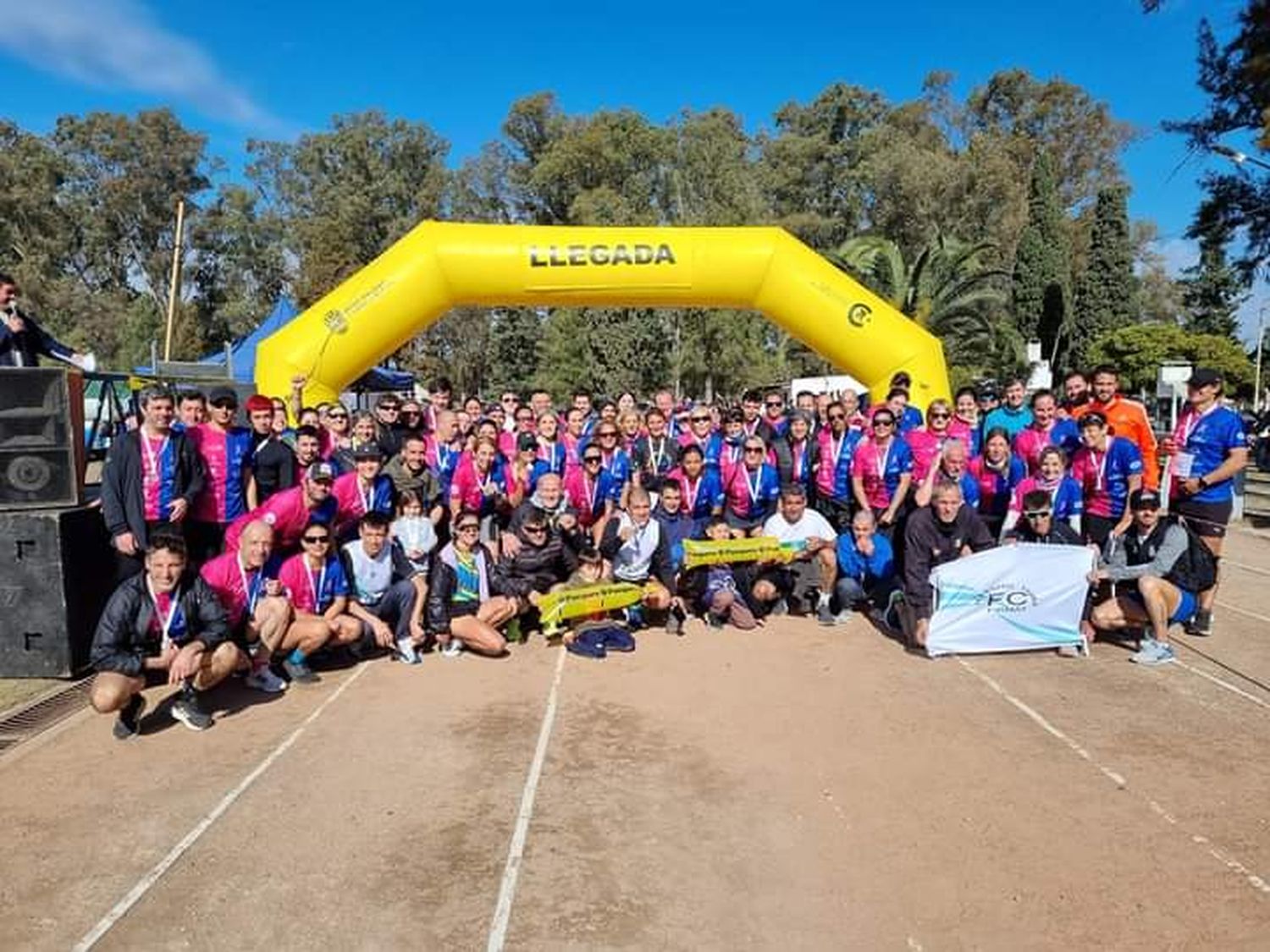 Buena participación de vecinos en la actividad dominical. Foto: gentileza