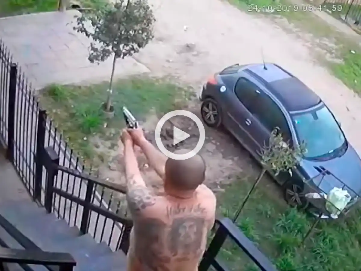 [VIDEO] Mató a un delincuente e hirió a otro luego de que le robaran el auto a su sobrino