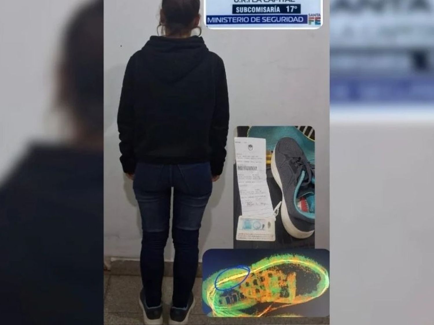 Intentó ingresar droga oculta en su zapatilla al penal de Las Flores y quedó detenida