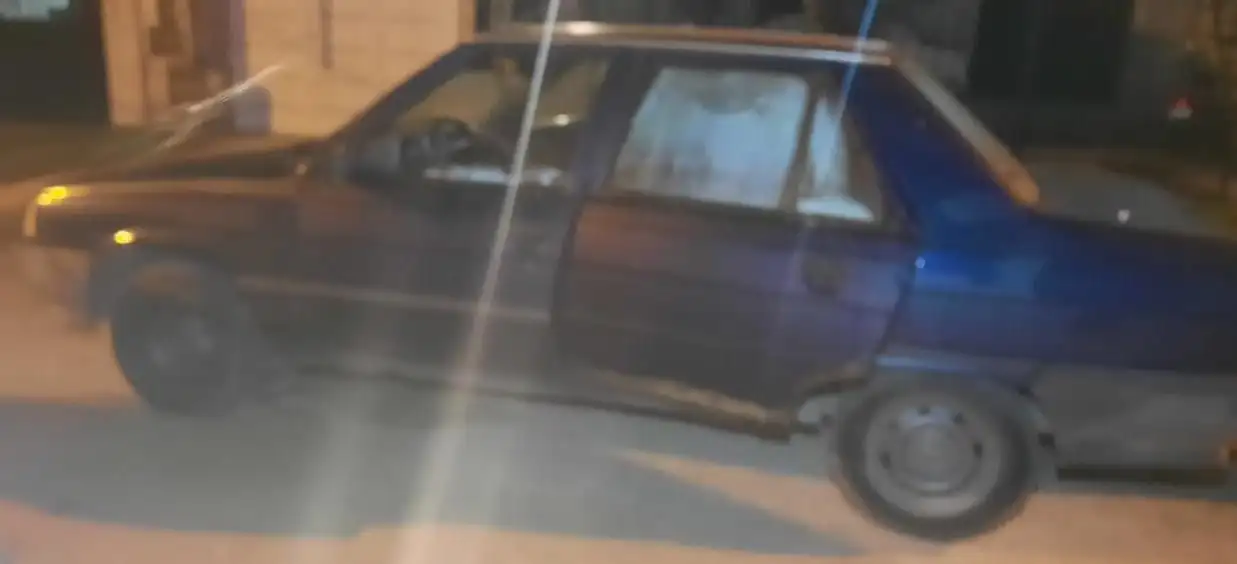 El malviviente se encontraba en su interior al momento de la detención.