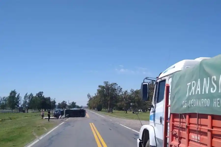 Atención: media calzada obstruida en Ruta Nacional 34 por un accidente de tránsito