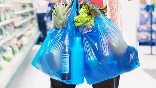 Cuidado del ambiente: estudiantes repartieron bolsas reutilizables