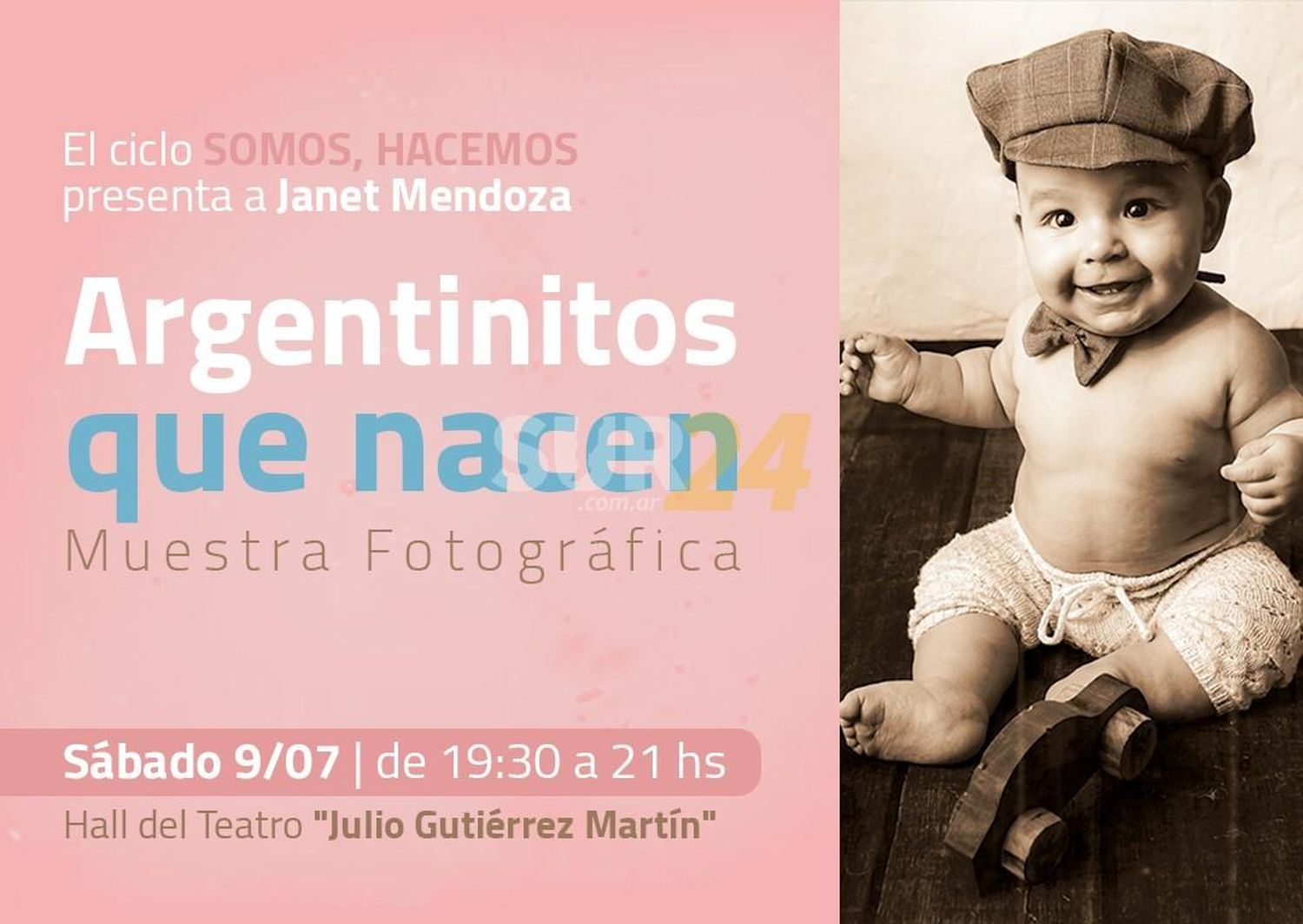 Teodelina: presentan la muestra fotográfica “Argentinitos que hacen”