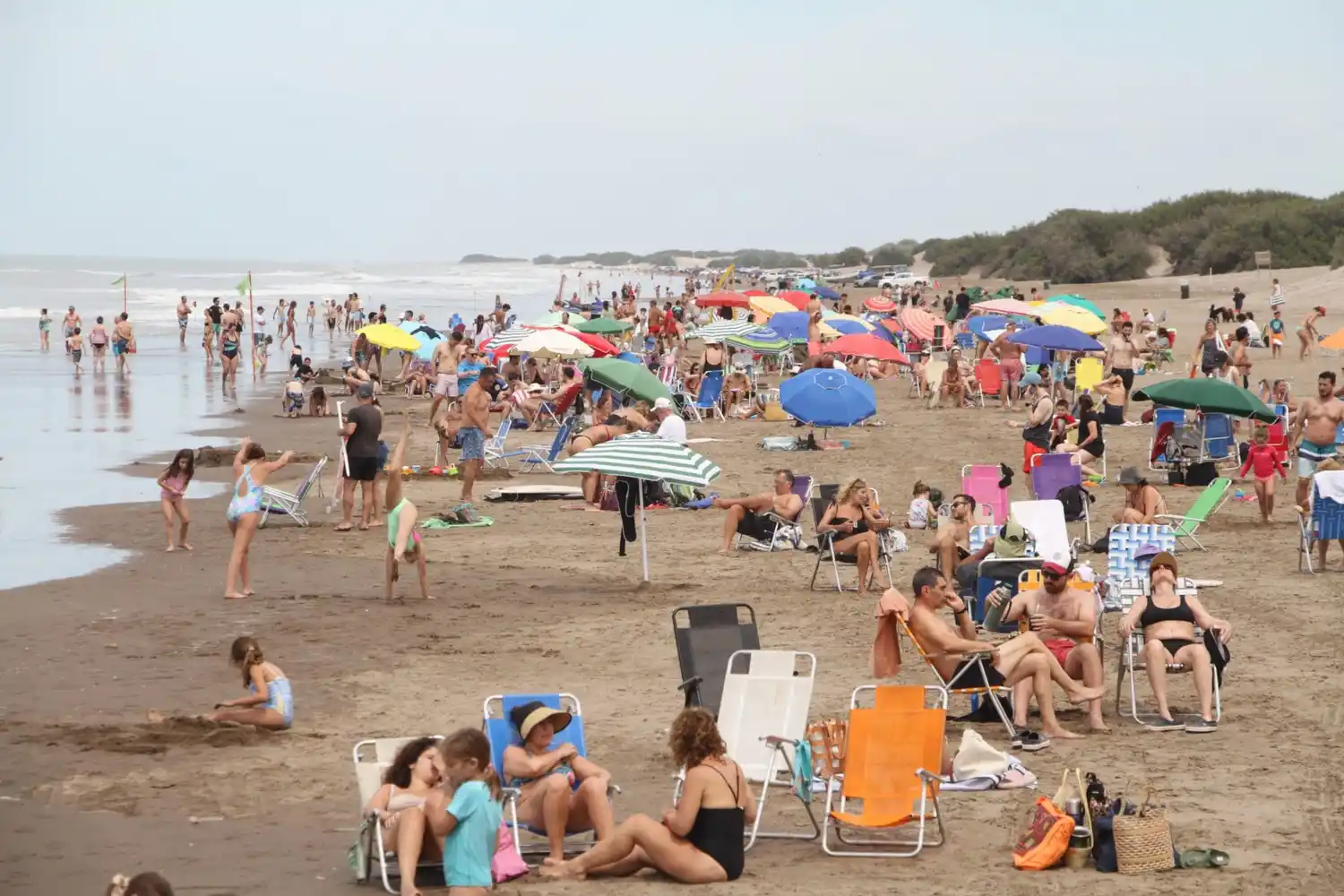 Hermoso día de playa en Claromecó