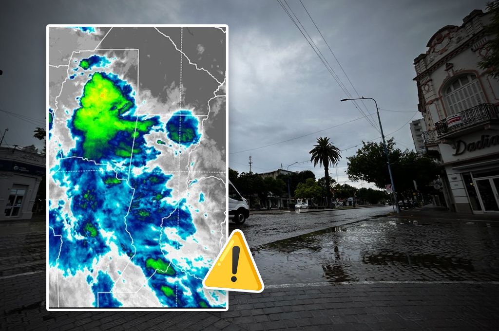 Rafaela y zona bajo alerta amarillo por tormentas: el SMN advierte por lluvias intensas y ráfagas