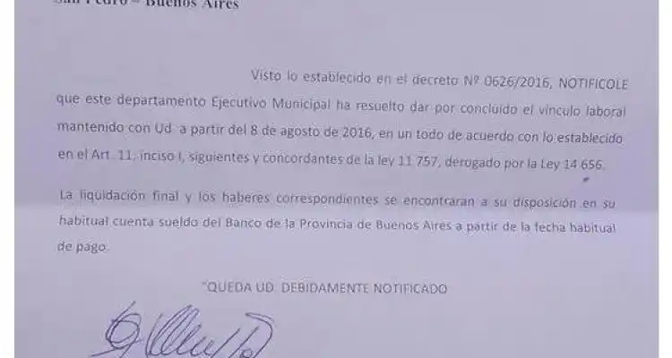 Pasaron a retiro a Raúl “El Negro” Cuello en la Municipalidad