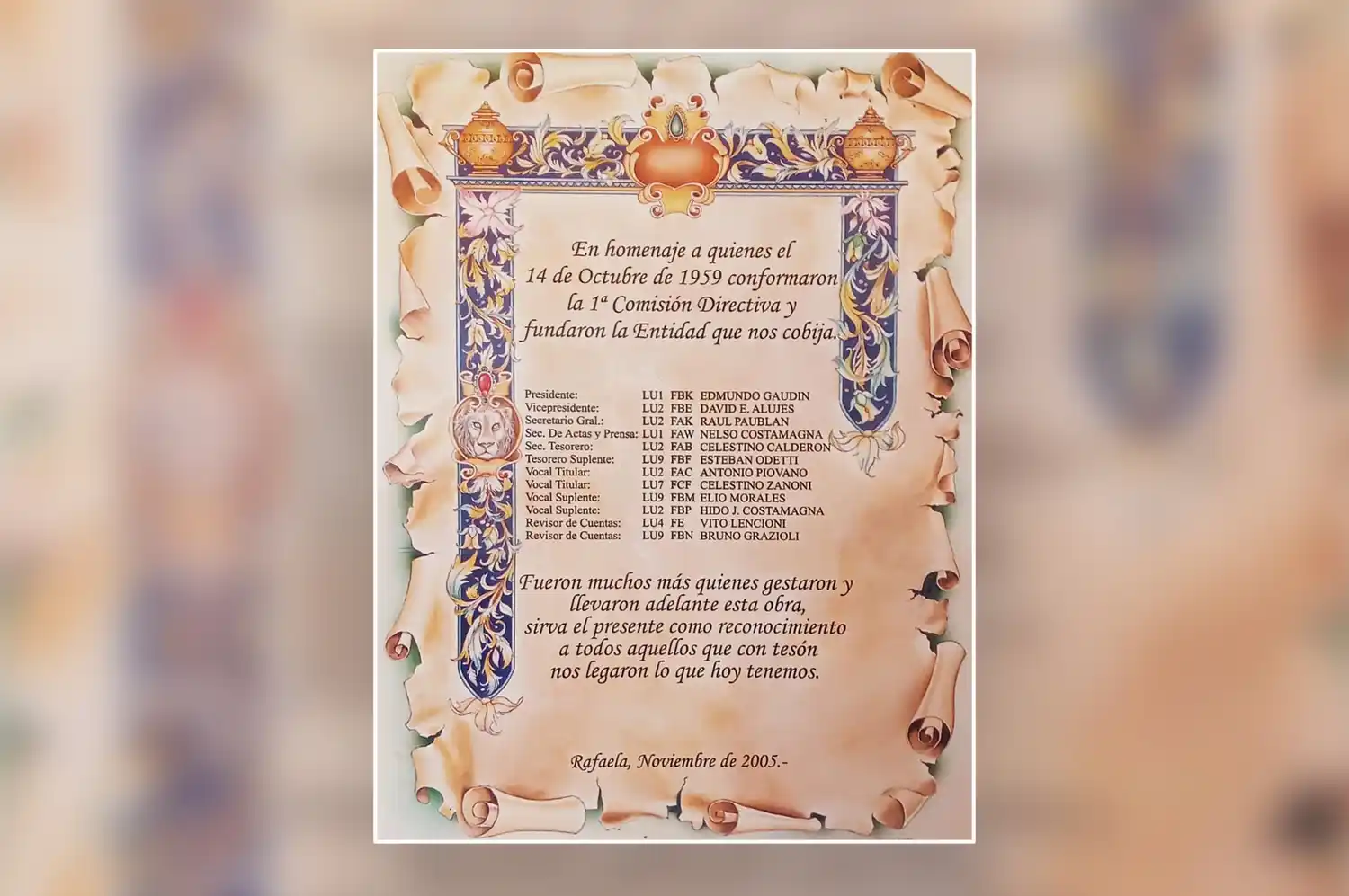 El Radio Club Rafaela celebra 66 años de historia, servicio y compromiso con la comunidad