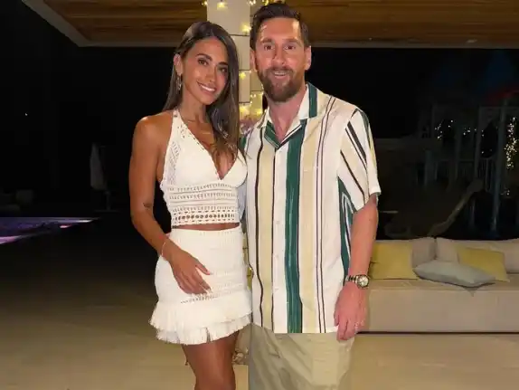 Esta es la fotografía que subió Antonela en sus redes sociales