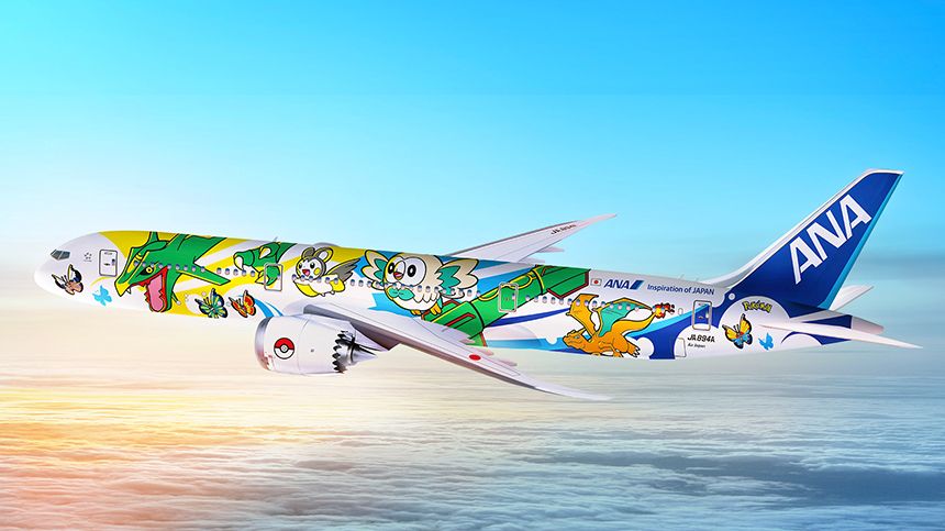 Pikachu Jet: ANA presenta un Boeing 787 con livery de Pokémon