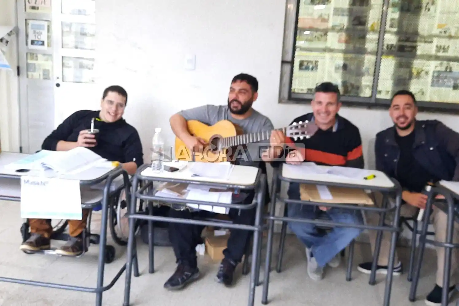 Así se divirtieron los fiscales de mesa de una escuela de Gualeguaychú