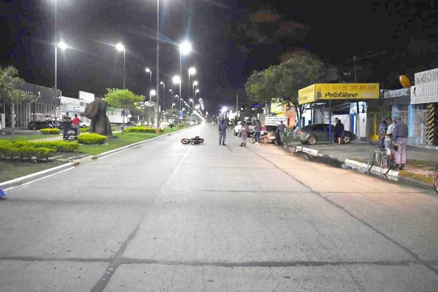 Motociclista murió en un siniestro 
vial en la avenida Gutnisky