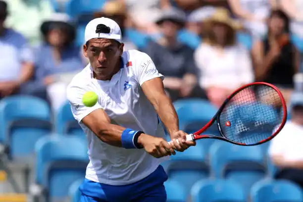 Báez no pudo con el serbio Miomir Kecmanovic.