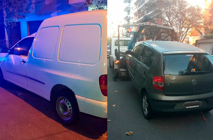 Borracho al volante y un ataque de furia: dos detenidos