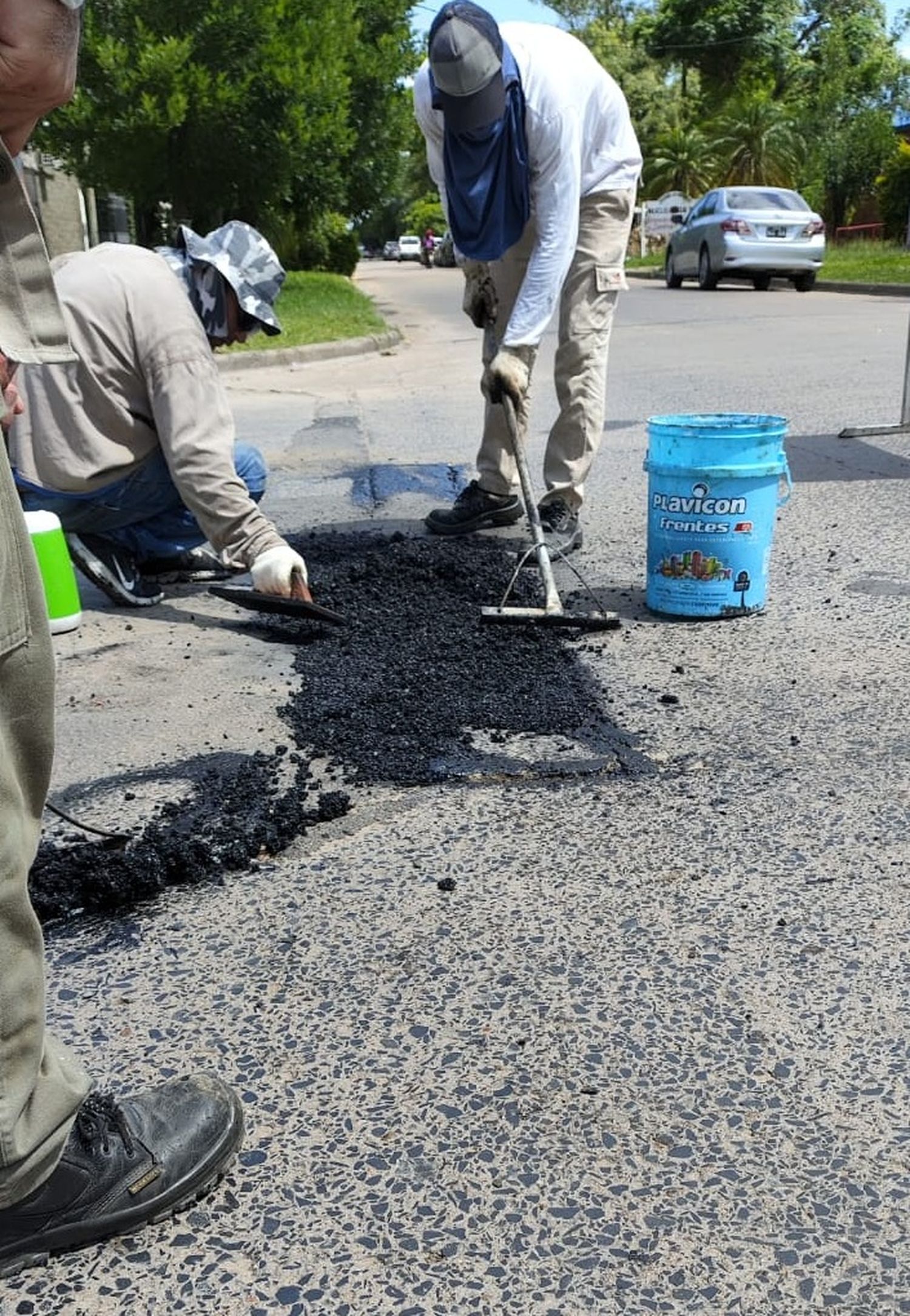 La Comuna sumó nuevos puntos de bacheo en la ciudad