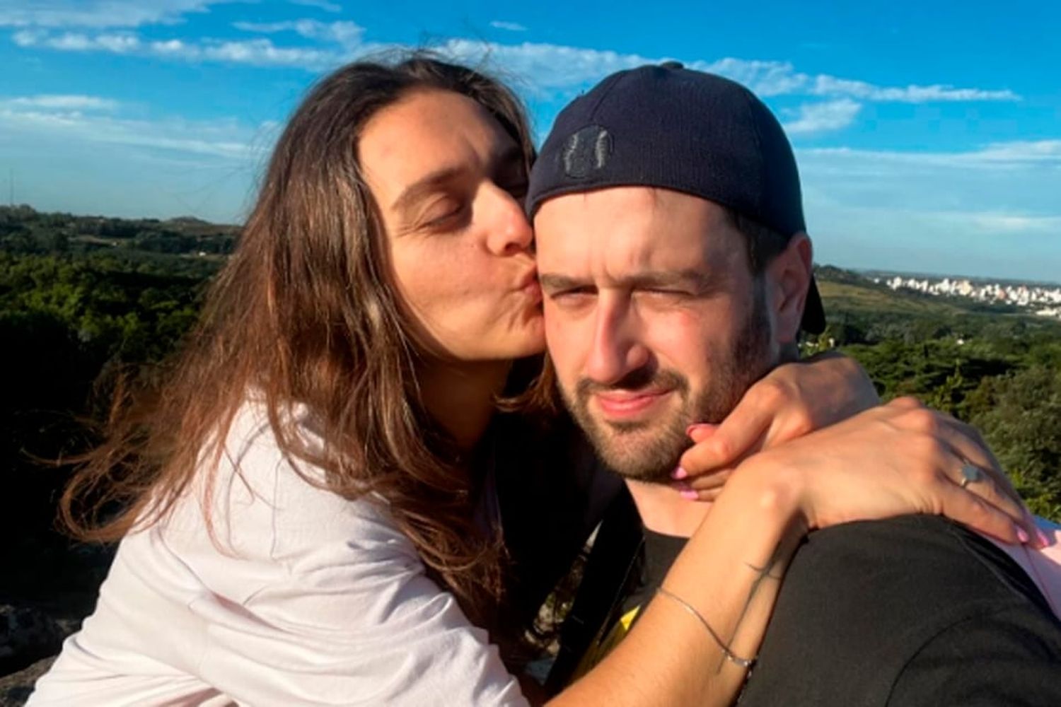 Sofía y Francisco, en una foto compartida por redes sociales