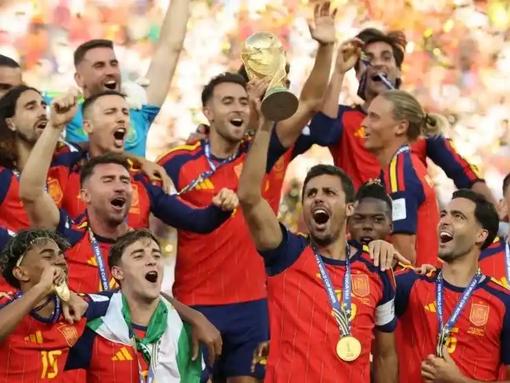 España, el nuevo campeón del mundo 2026. Foto: Reuters