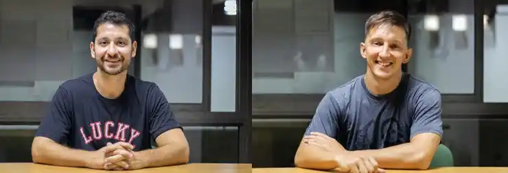El Dr. Andrés Gabriel Wursten y el Lic. Juan Ignacio Legaria
