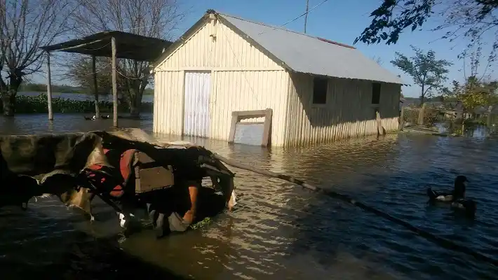 Inundaciones en Entre Ríos: Se complica la situación en Ñancay