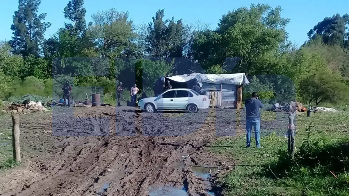 Tropas y Ayacucho. En esta precaria viviendas funcionaría el centro distribuidor 