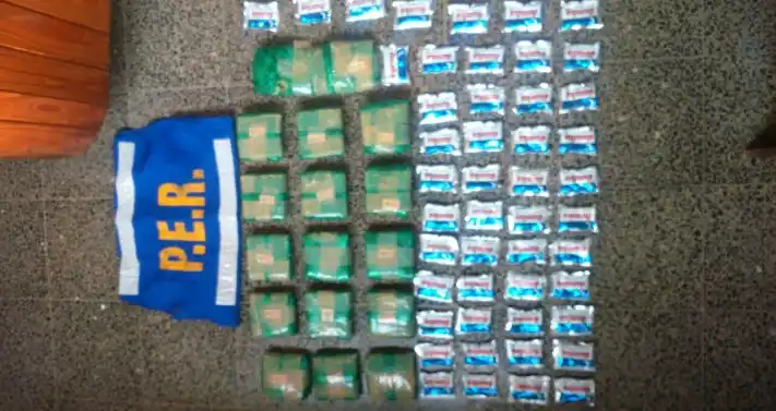 Pueblo Belgrano: encontraron hojas de coca y 49 paquetes de bicarbonato