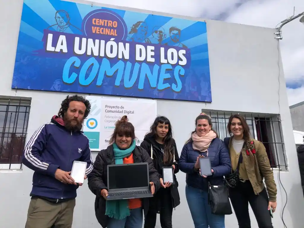 La Unión: inauguraron un aula virtual y brindarán alfabetización informática para los vecinos