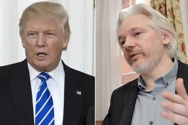 Trump defendió a Assange por el hackeo al asesor de Hillary
