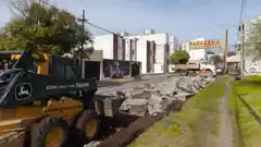 Por obras de reparación de hormigón, se restringió el tránsito vehicular en Mitre entre Roca y Alsina