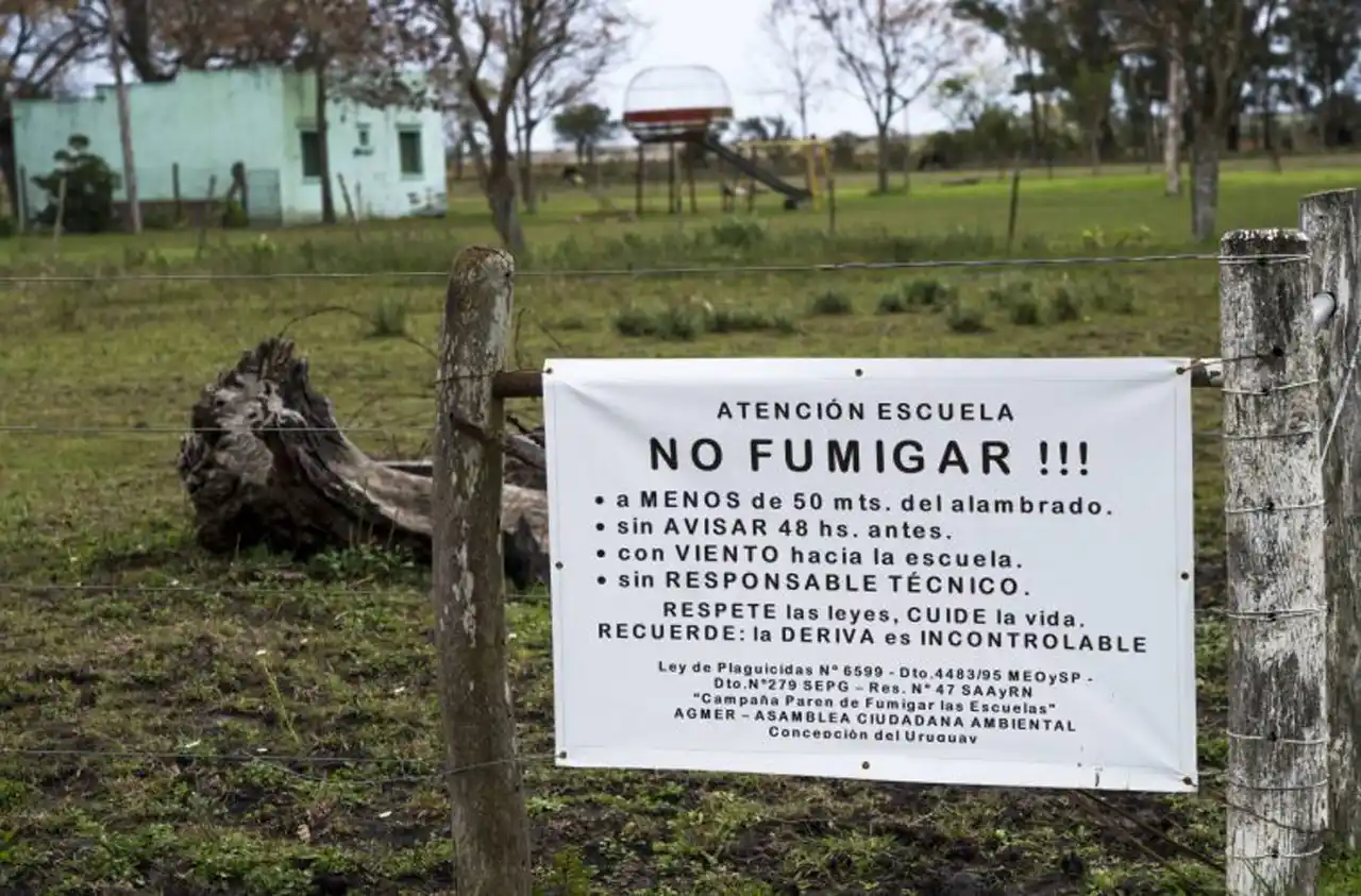 El STJ convalidó la fumigación a 50 metros de las viviendas