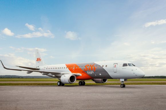 Caribe: Sky High Aviation Services recibió su primer Embraer E190