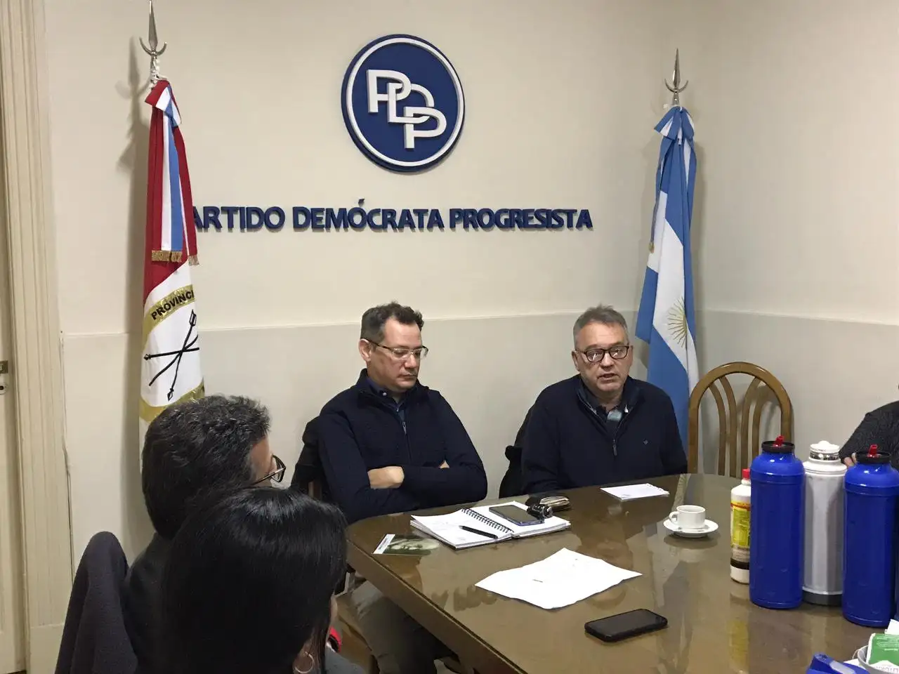 El diputado Real apuntala actividades del PDP en el Departamento Rosario